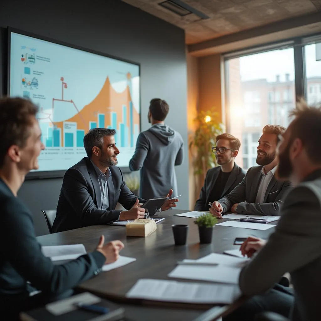 Reunión estratégica con clientes